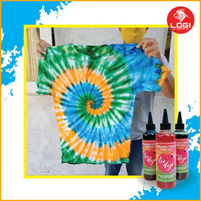 

DISKON/ Pewarna Tie Dye / Tinta Tie Dye / Pewarna Kaos Tekstil / Tie Dye Cair