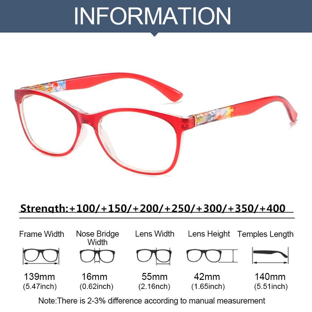 Lily Kacamata Baca Nyaman Elegan Pelindung Mata Vintage Ultra Light Frame