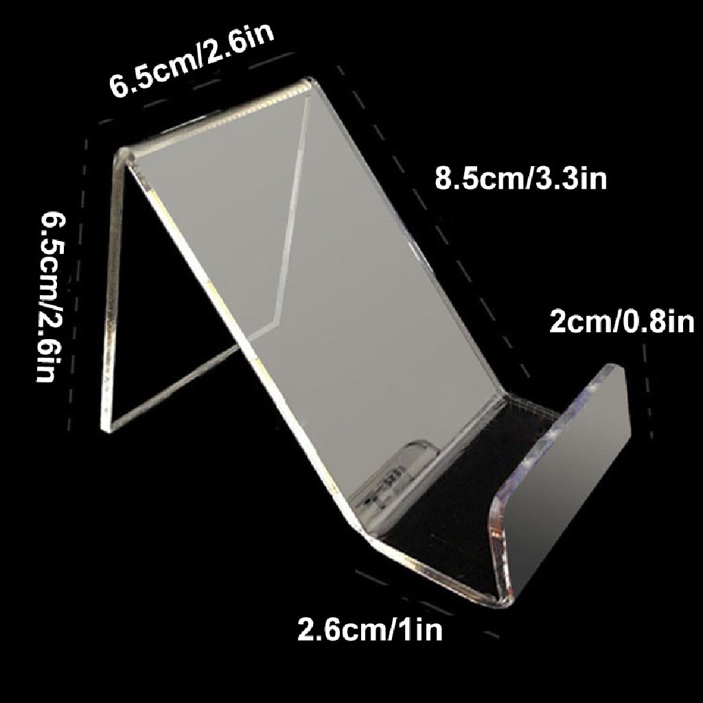 Seasonoun Acrylic Bening Clear-view Rak Holder Stand Display Handphone/Dompet/Kamera.