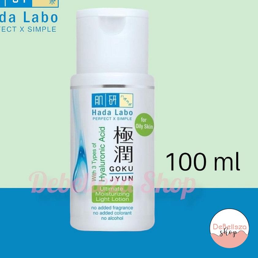 ♜ TONER HADA LABO Gokujyun Ultimate Moisturizing Light Lotion 100ml [Garis hijau] ۝