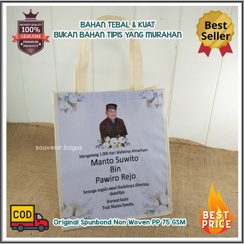 Tas Lebaran Parsel Idul Fitri Haji Umroh Goodie Bag Promosi Jumbo Muat Beras Zakat