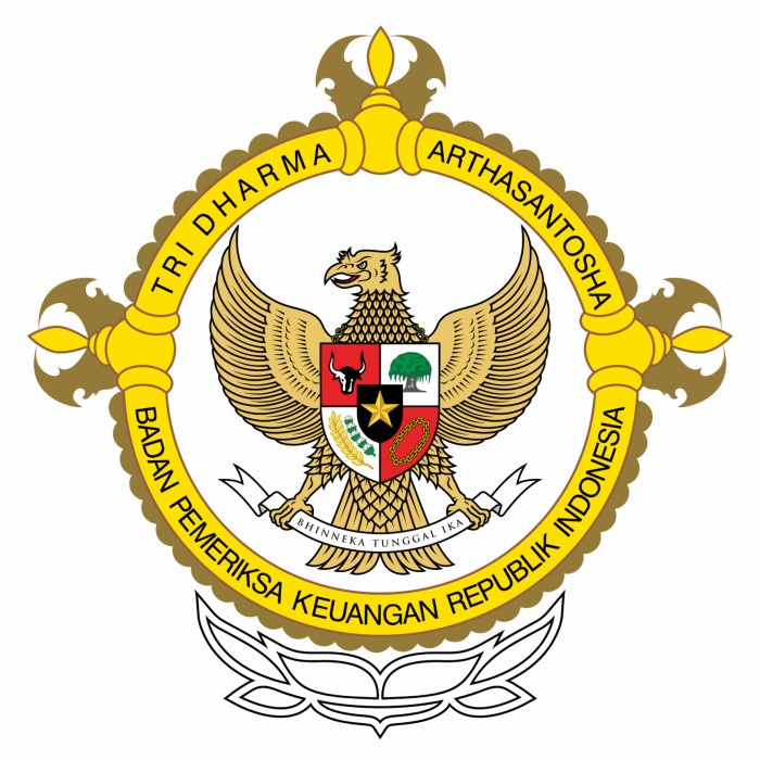 Logo BPK RI Bordir - Logo BPK RI
