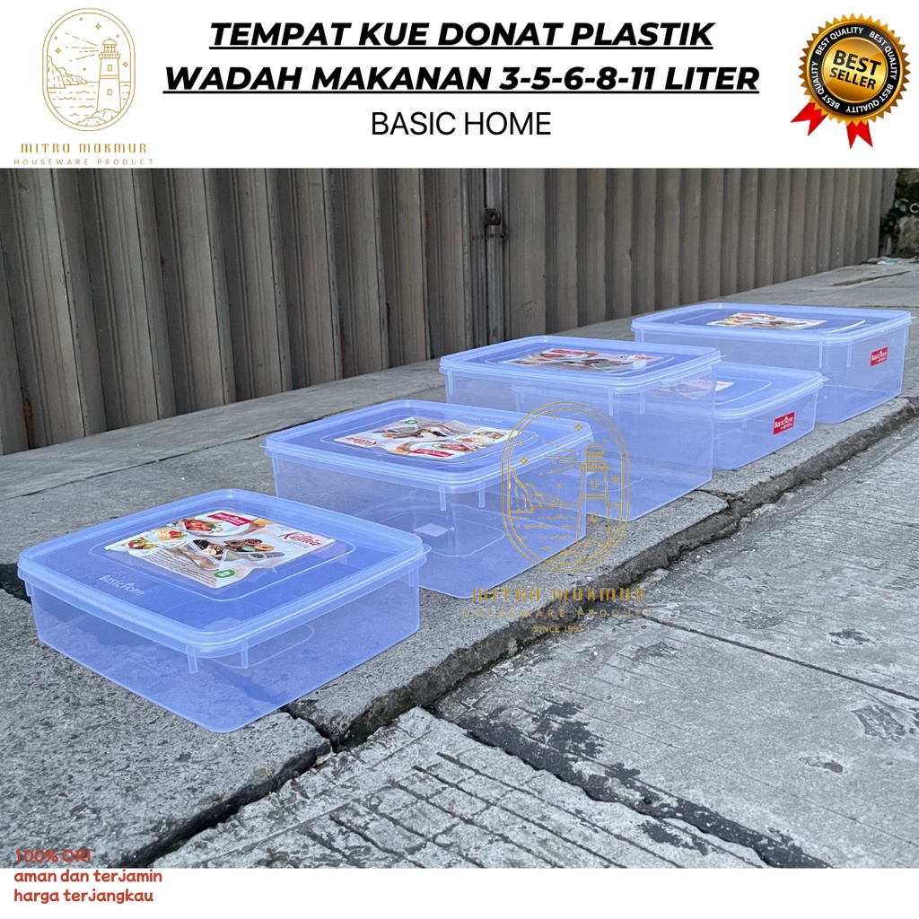 SHINPO - SIP 306-306L / Tempat Penyimpanan Makanan Donat Donatsu kecil dan Besar