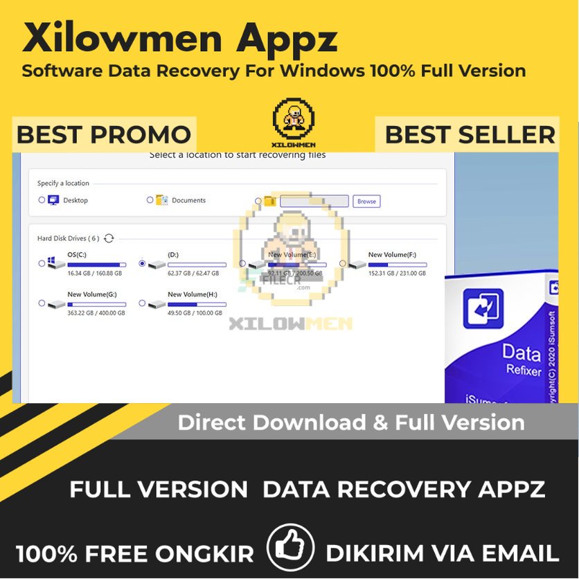 [Full Version] iSumsoft Data Refixer Pro Lifetime Data Recovery WIN OS