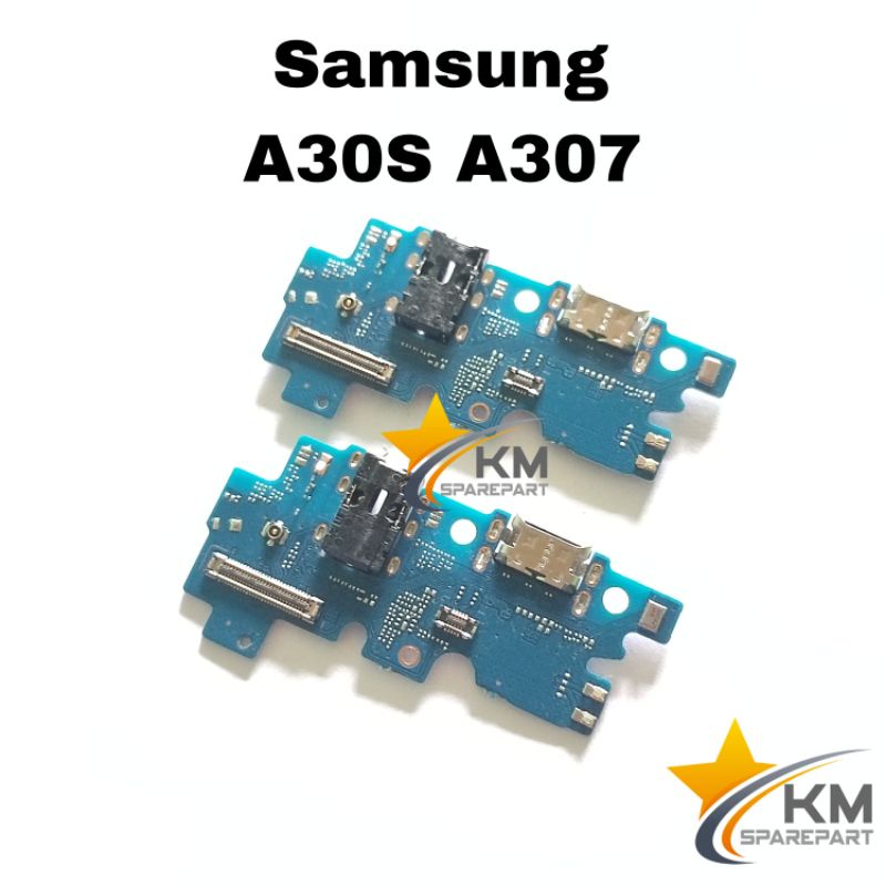 Konektor Charger Samsung A30S A307 Pcb Board Usb Papan Cas Mic
