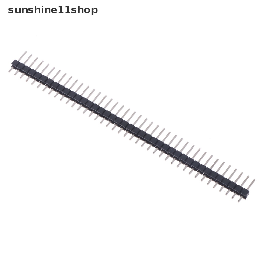 Sho 40pin 1x40 Baris Tunggal Male 2.54 Pin Header PCB JST Konektor Strip Untuk Arduino N