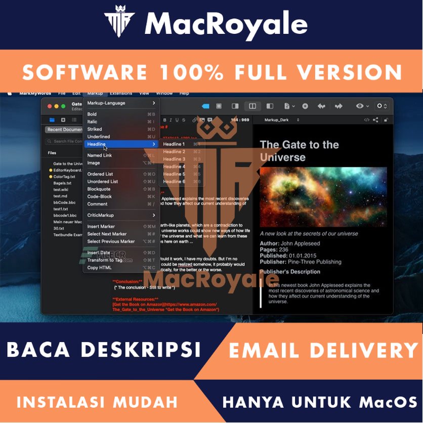 [MacOS] MarkMyWords Full Version Lifetime Full Garansi
