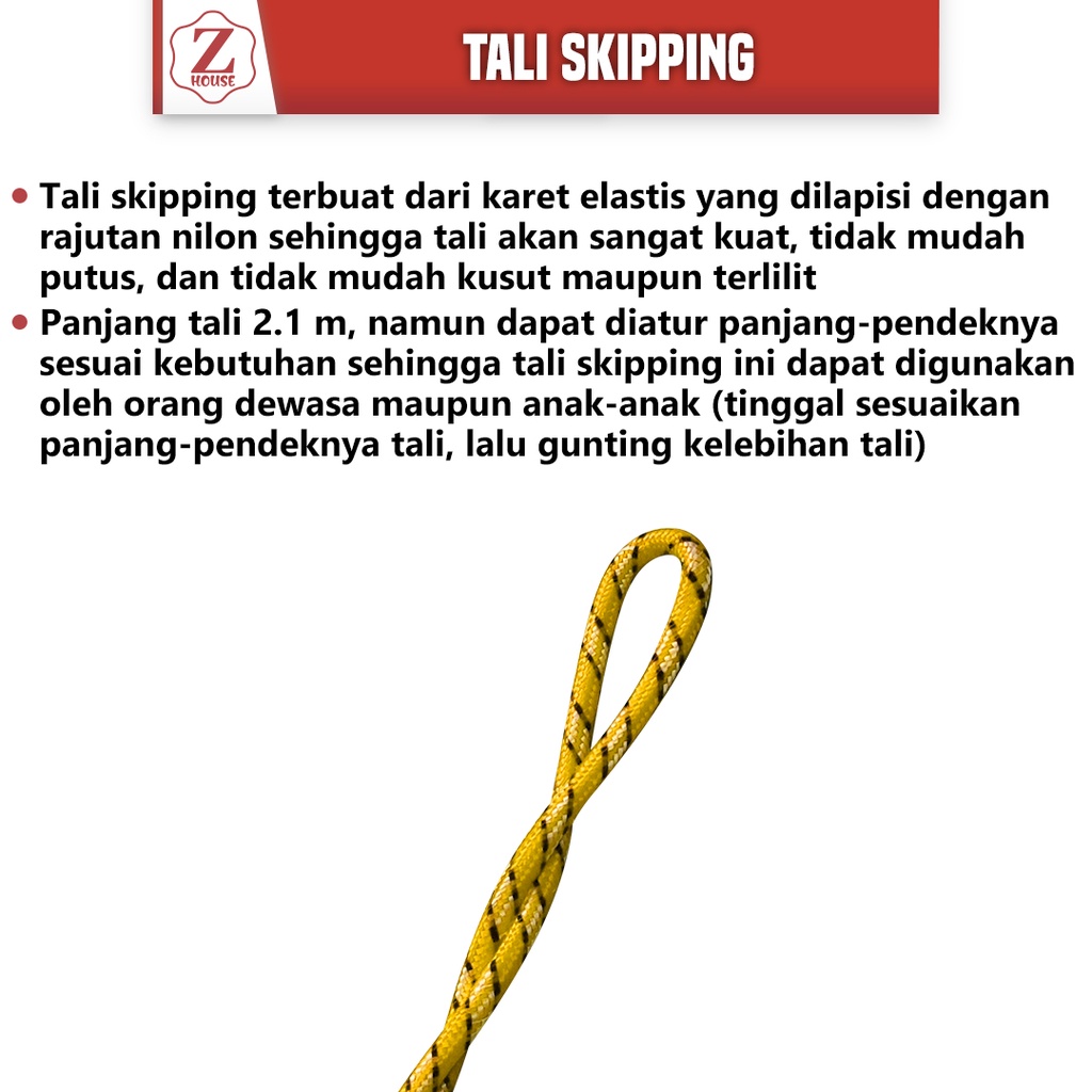 Skipping Bearing Thick Premium Jump Rope Lompat Tali Ukuran 2.1 M Skipping Rope Lompat Tali (Rope Size 2.1m) Latihan Alat Olahraga PREMIUM JUMP ROPE / LOMPAT TALI / TALI SKIPPING BEST QUALITY Skipping Jump Rope Soft Handle + Soft Counter Jump Rope Sports