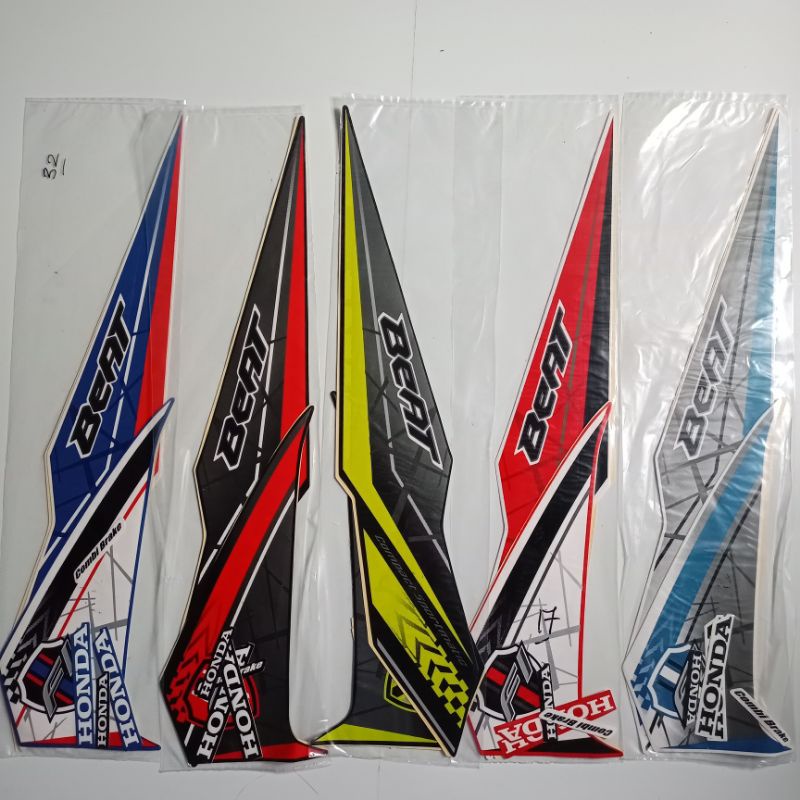 (ORI) Sticker Striping Honda Beat fi esp 2016 2017 KWALITAS ORIGINAL MURAH