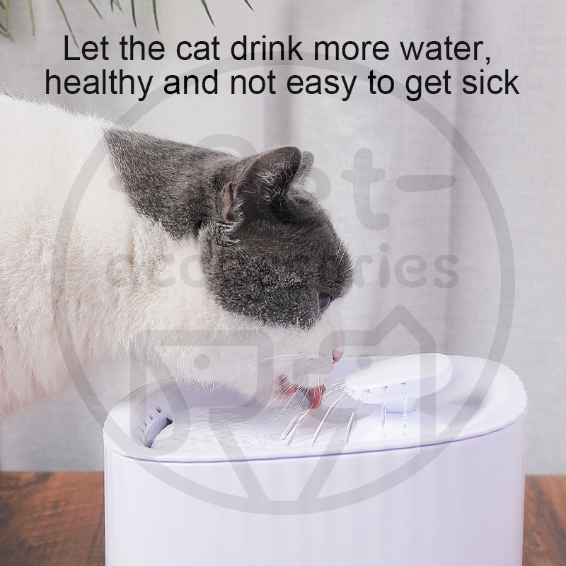 Pet Water Dispenser Tempat Minum Kucing Dispenser Kucing Otomatis 3L Water Feeder Air Mancur