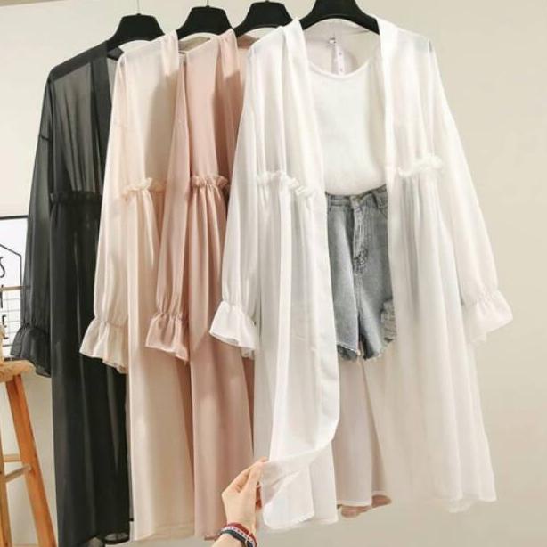 Terlaris OUTER WANITA AURORA OUTER BAHAN SIFON PREMIUM