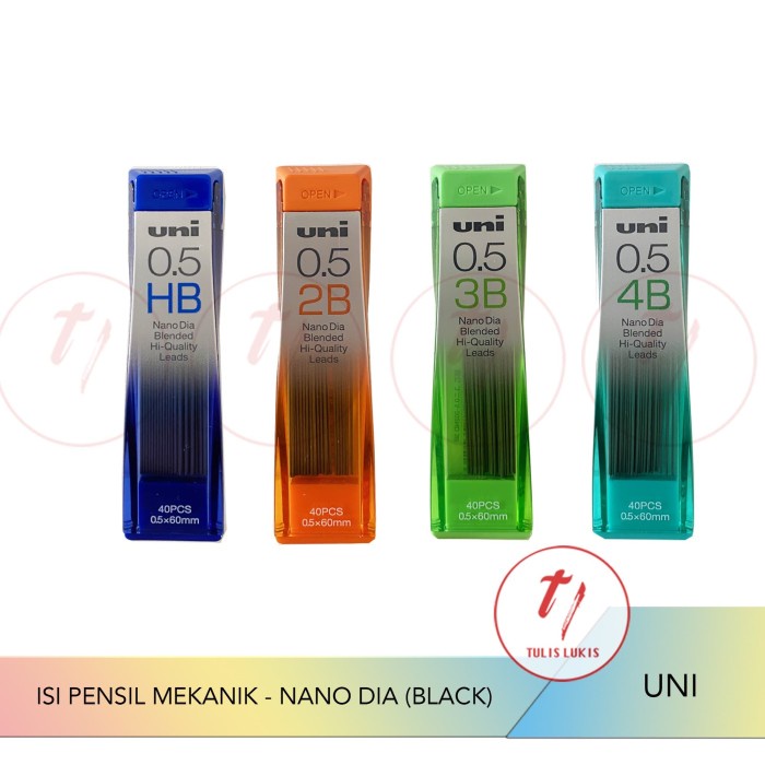 

BISA COD ISI PENSIL MEKANIK UNI NANODIA LEAD -UNI U05-202ND - 0.5mm