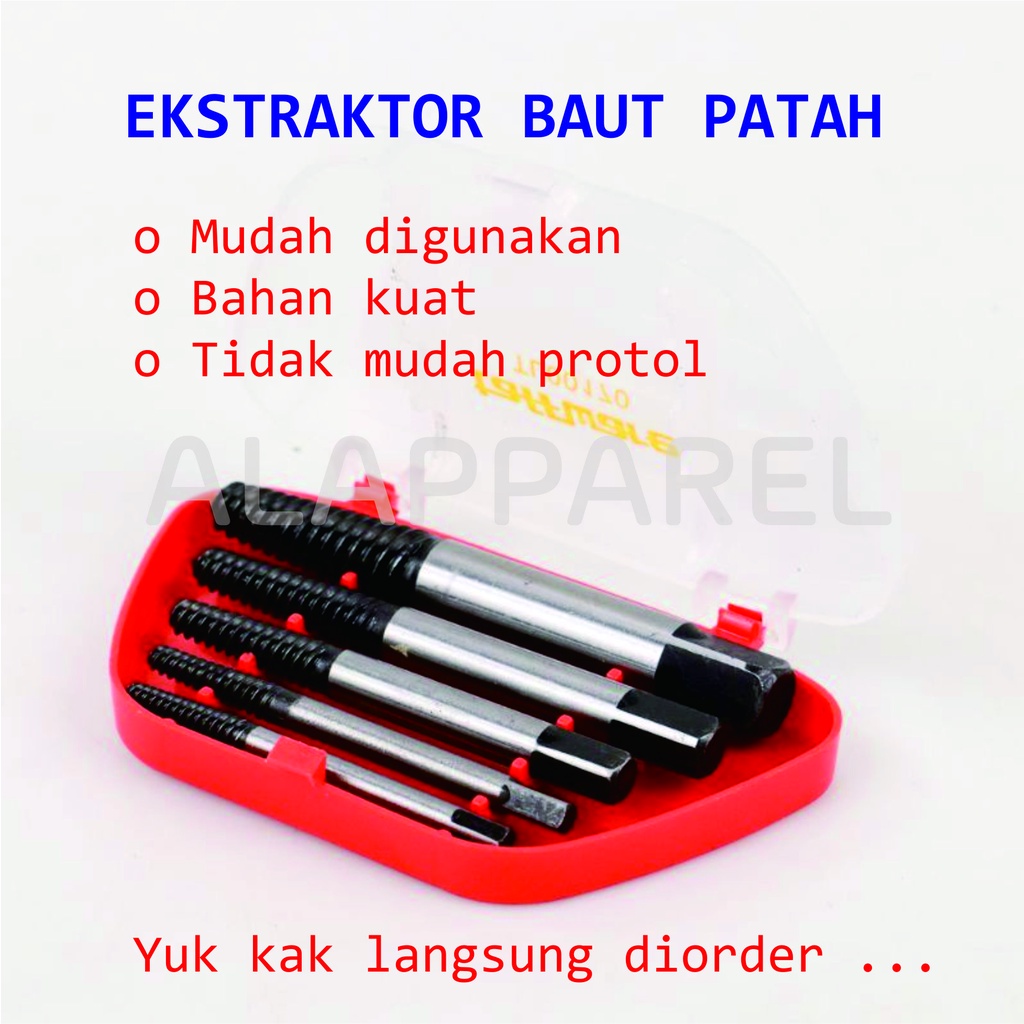 PEMBUKA BAUT PATAH - EKSTRAKTOR