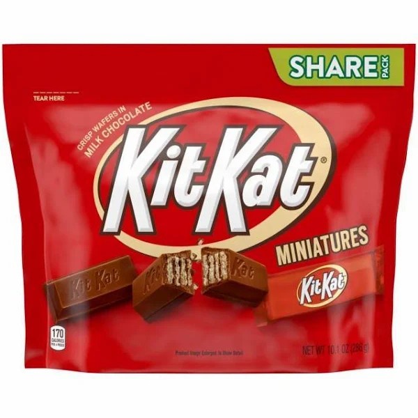 

Kit Kat Miniatures Chocolate Share Size 286gr Cokelat Kitkat