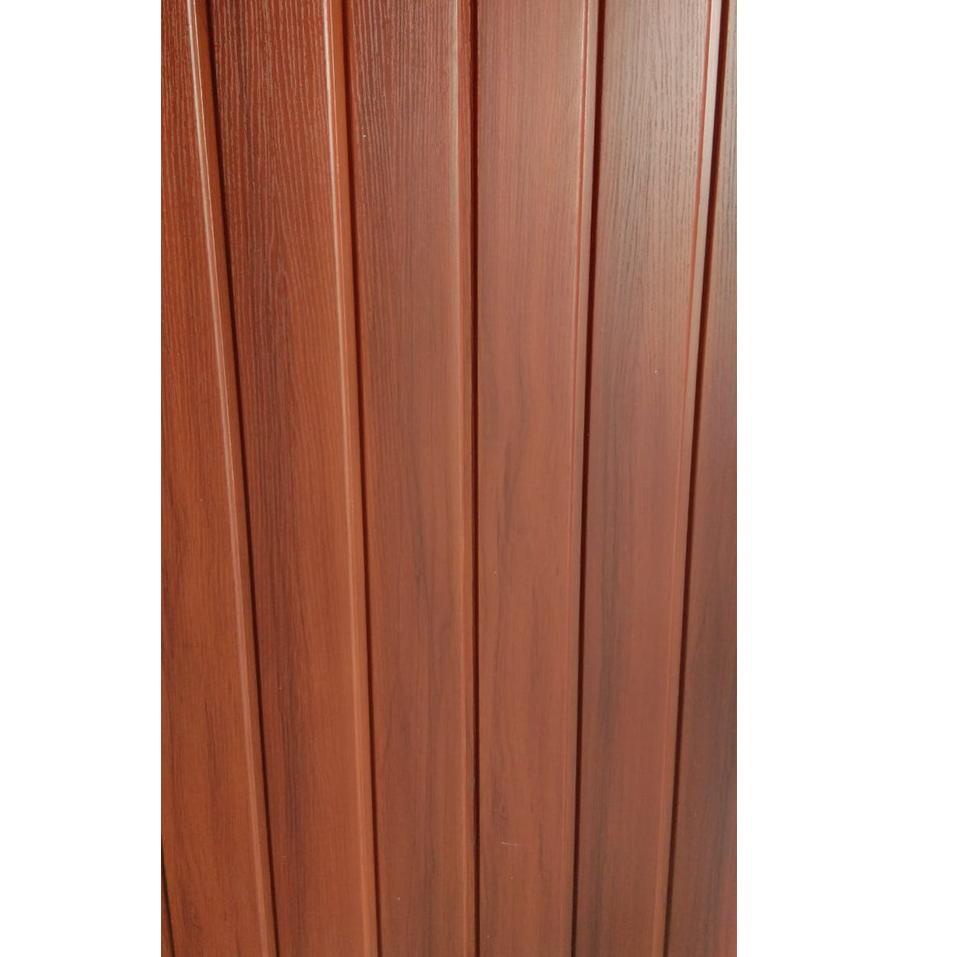 ☼ shunda plafon pvc serat kayu merah Doff PL 3077-4 ❅