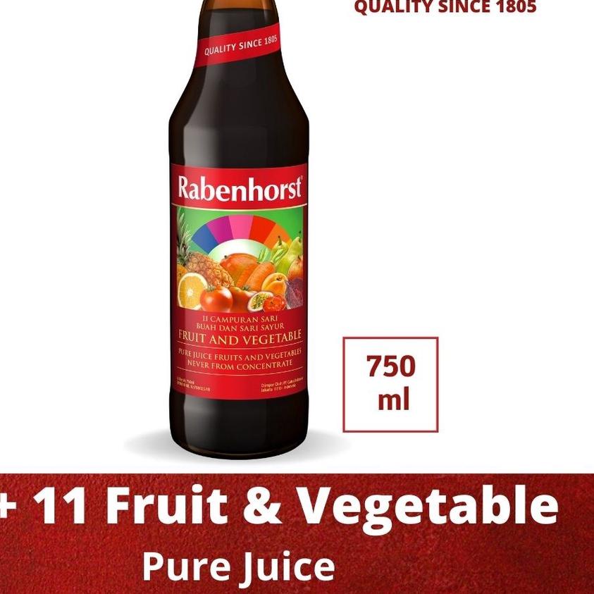 

✯ Rabenhorst 11 Plus 11 Fruit & Vegetable Pure juice 750ml ✸