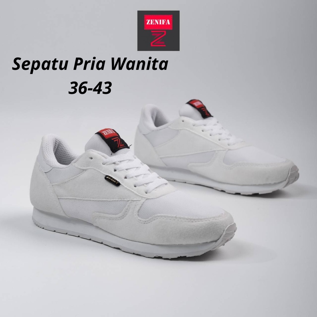 SEPATU PRIA WANITA REBOOK CLASSIC RUNNING - SEPATU CASUAL // SEPATU COUPLE // SEPATU PUTIH PRIA WANI