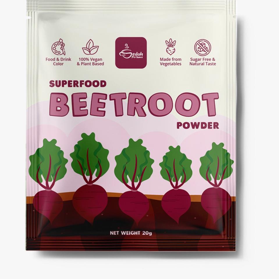 

【Penjualan Terbaik】✅COD Beetroot Superfood Powder - Bubuk Buah Bit Merah Food Grade | Powder Buah Bit Merah Murni Kering