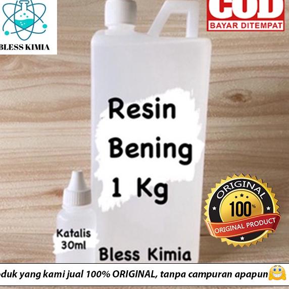 ➸ Resin Bening (1KG) -Fiberglass - Resin Bening- Resin- Resin Bening Souvenir Kerajinan ❅