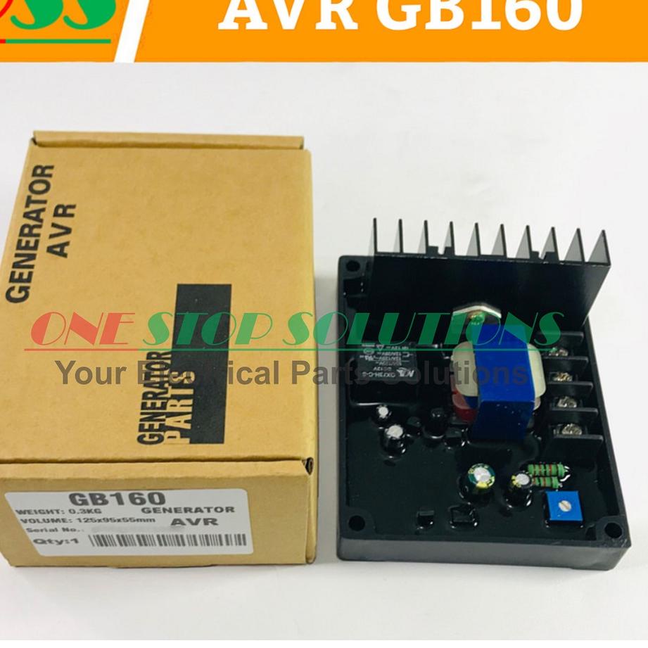 ☼ AVR BRUSH GENERATOR UNIVERSAL GB160 GB-160 GB 160 AVR GENSET UNIVERSAL ☀
