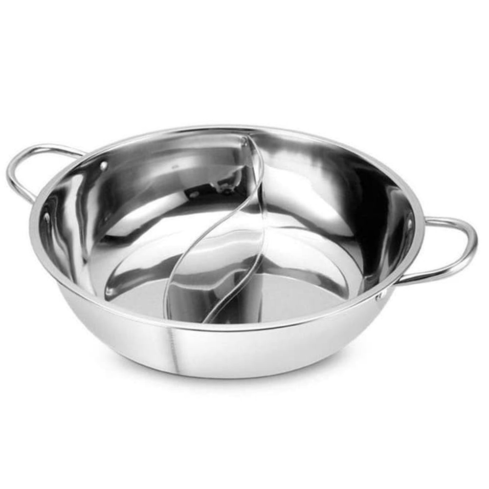 DM - Maxim Panci Shabu Shabu Suki Pan Hot Pot Sukiyaki 26 Cm Tutup Kaca Stainless steel