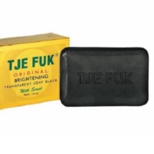 ☺ TJE FUK SABUN WHITENING BLACK 100gr ☊