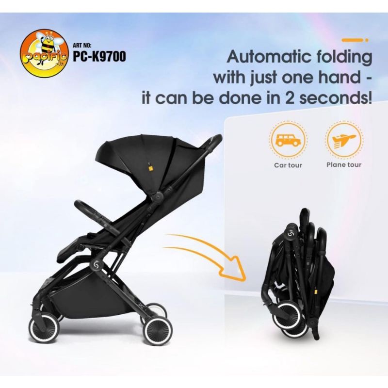 Pacific Stroller Alloy K9700 - Kereta Dorong Anak