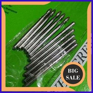 last stok Mata Tuner Titik 10 pcs Center Bor untuk Mesin Porting Cuner Bor Listrik Gerinda