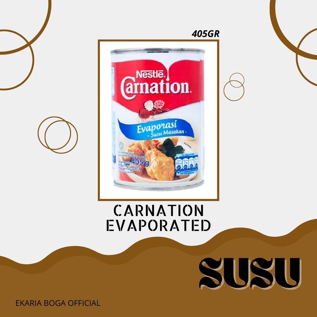 

SUSU EVAPORASI | CARNATION | CARNATION EVAPORATED 405G