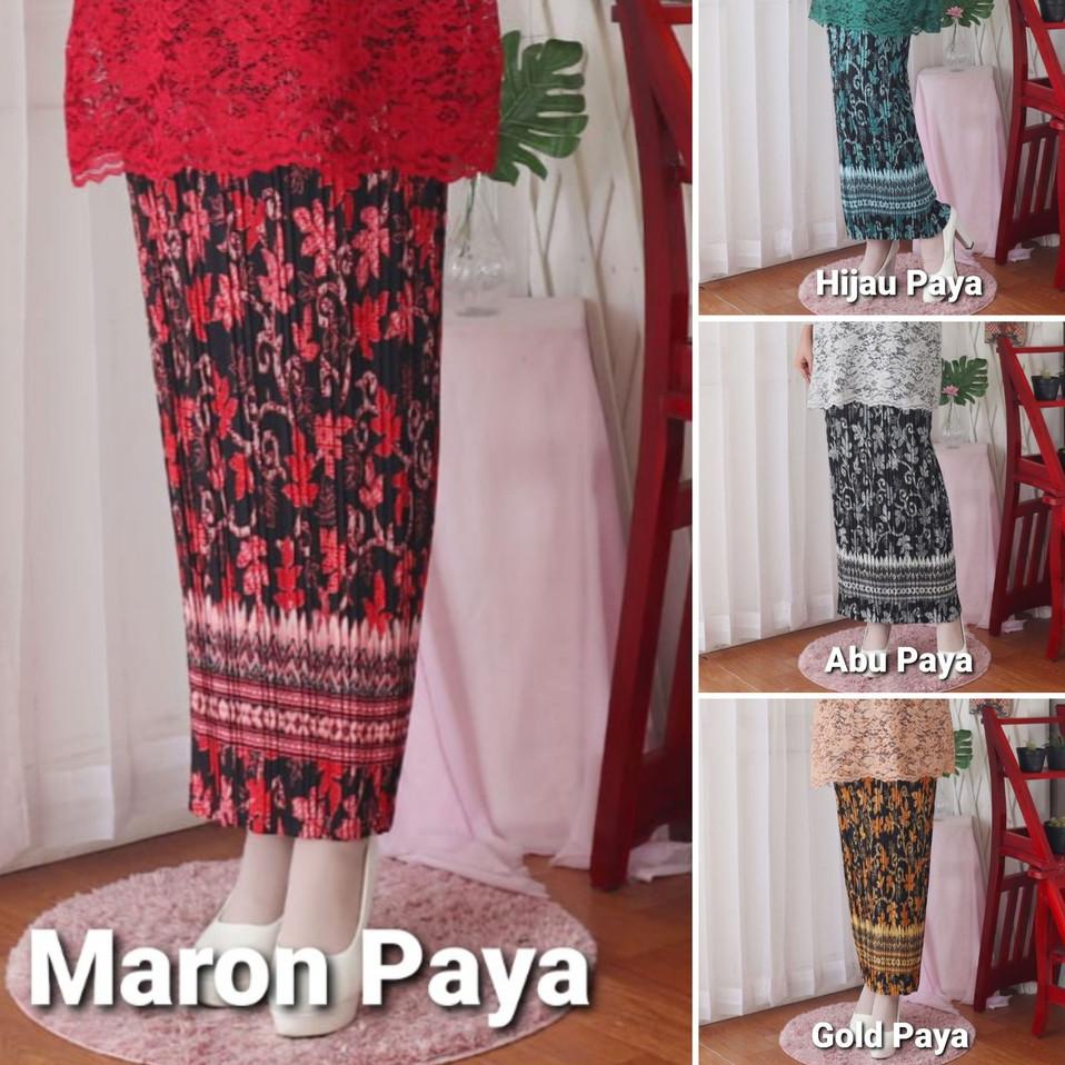 Terlaris (REALPIC) ROK BATIK PLISKET M - XXL