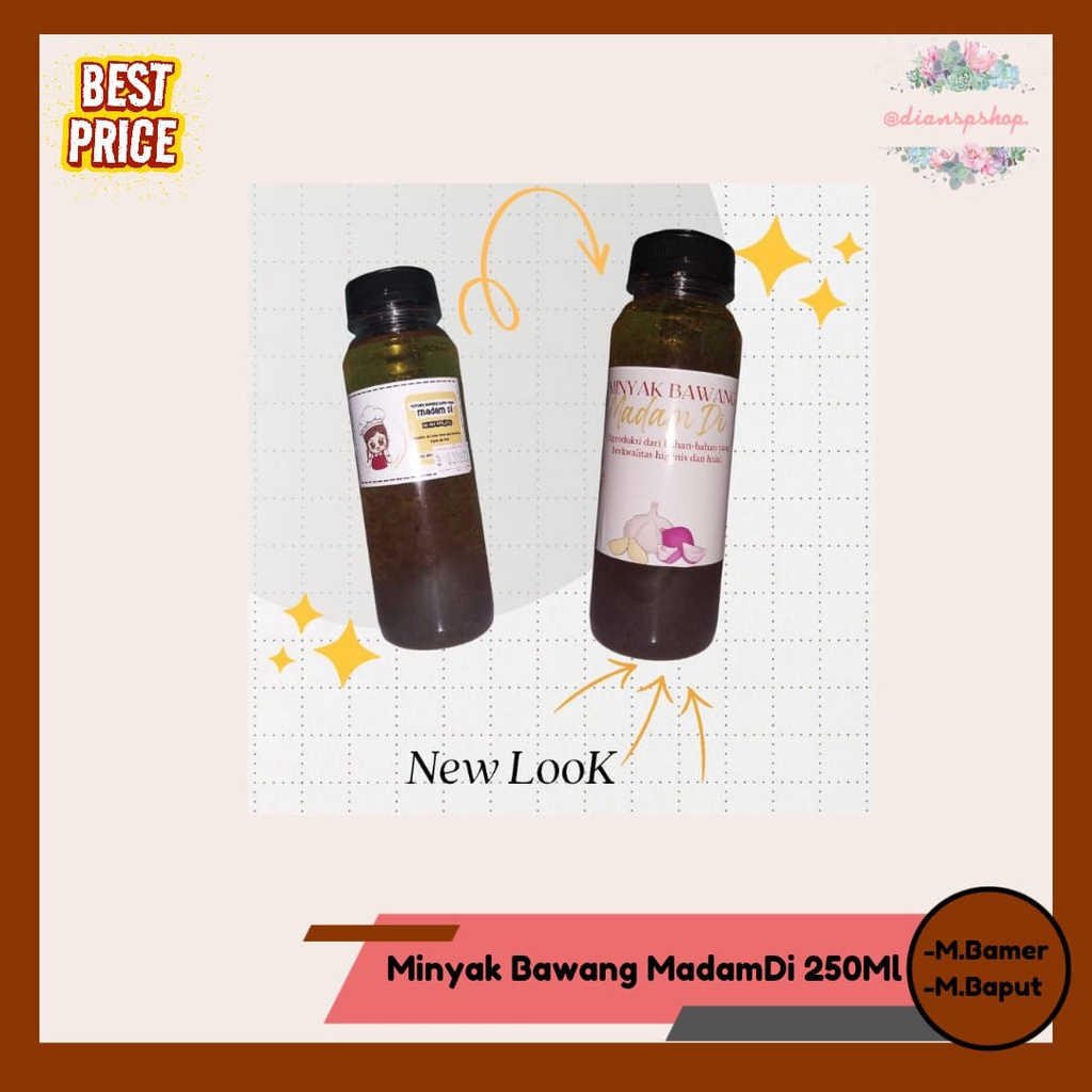 

Minyak Bawang Madam Di Premium Home Made 250ml