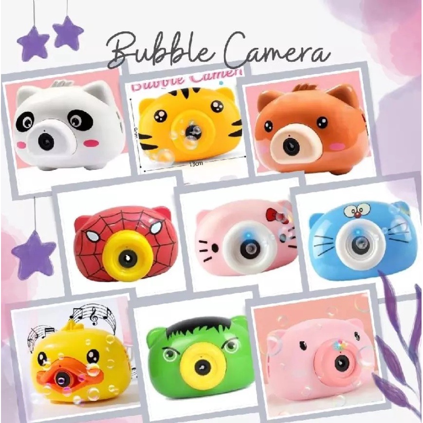 Mainan bubble elektrik camera kamera gelembung music - Bubble Kamera - Kenji Shop