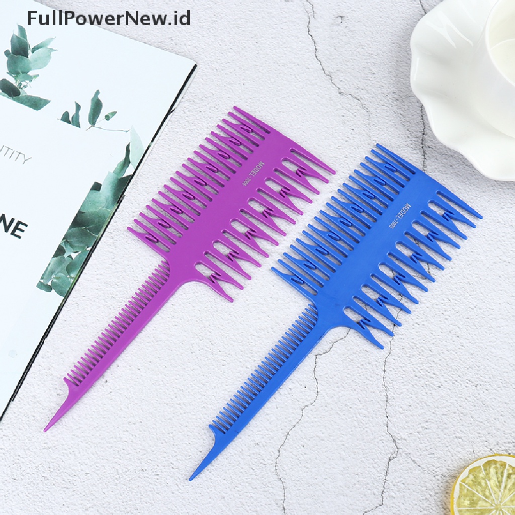 Power Dyeing Comb Tail Pro-Hair Highlighg Sisir Tenun Cutg Sisir Salon Rambut ID