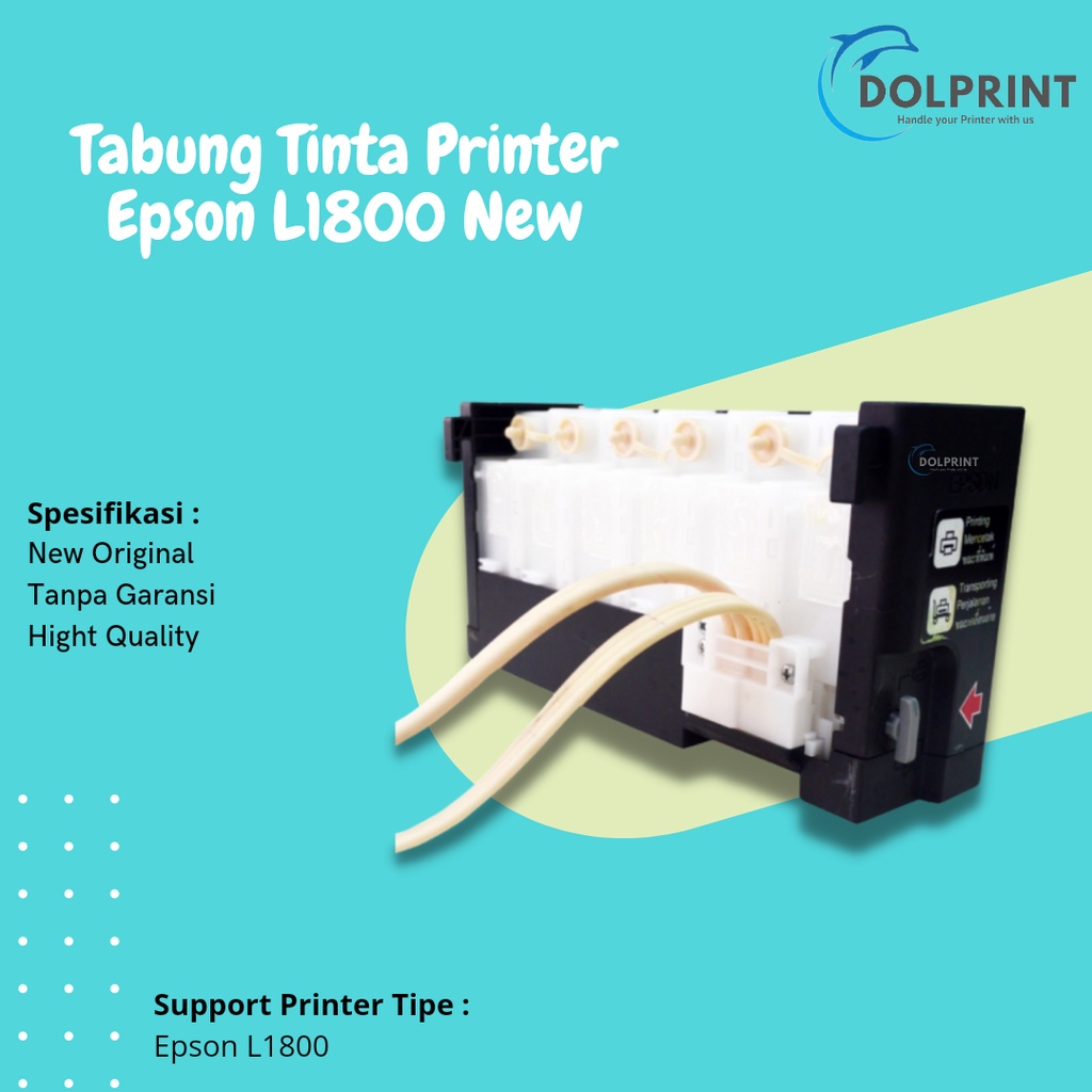 Tabung Tinta Epson L1800 Printer L 1800 New Original