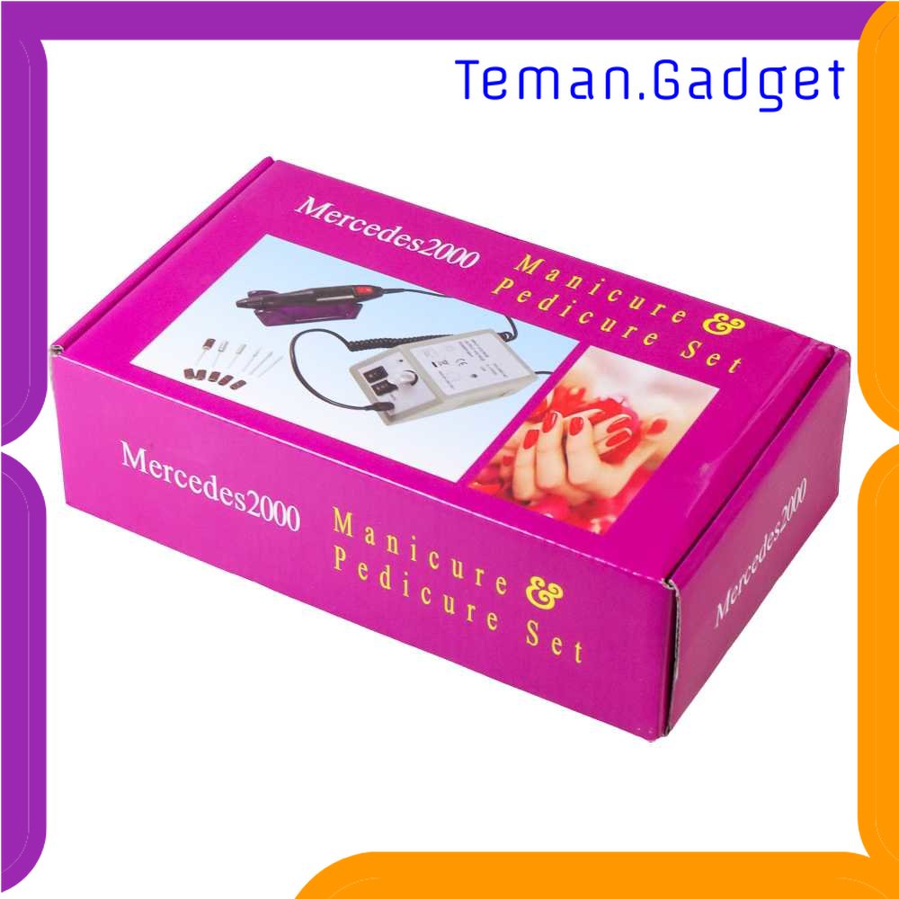 TG - PRW Mercedes Set Alat Kikir Kuku Elektrik Nail Machine Manicure Pedicure - 2000