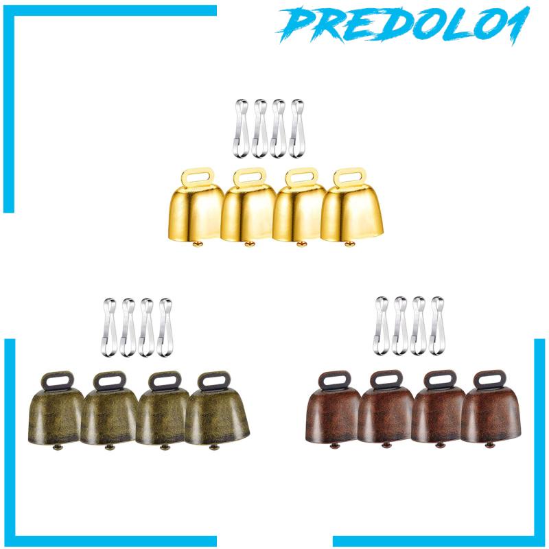[Predolo1] Lonceng Merumput Ornamen Lonceng Sapi Bahan Metal Kecil Untuk Perlengkapan Hewan Peliharaan Kuda Ternak