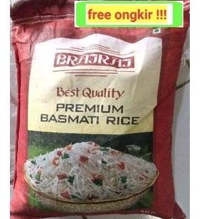 

Paling Baru Basmati Brajraj 5kg expired 11/2024 6UU!