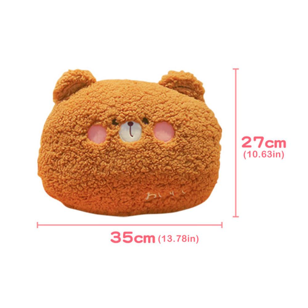 Timekey 35 cm kawaii Animal Mainan Mewah Kartun Teddy Bear Kelinci Kodok Tiger Boneka Lembut Bantal Sofa Cushion Dekorasi Rumah Untuk Anak Anak J2K3