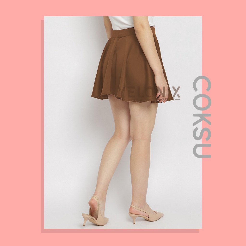 ROK FLARE SKIRT SCUBA MAYUNG LEBAR / ROK MIDI SCUBA / ROK MINI SCUBA / ROK PAYUNG JODDA A LINE SCUBA PANJANG / ROK MINI SKIRT FLARE CASUAL OLAHRAGA  - YELONIX