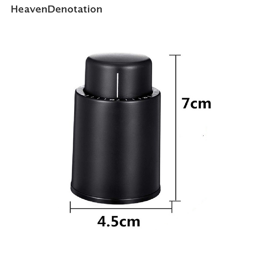 [HeavenDenotation] Wine Bottle Stopper Real Vacuum Sumbat Anggur Reusable Wine Preserver Plug HDV