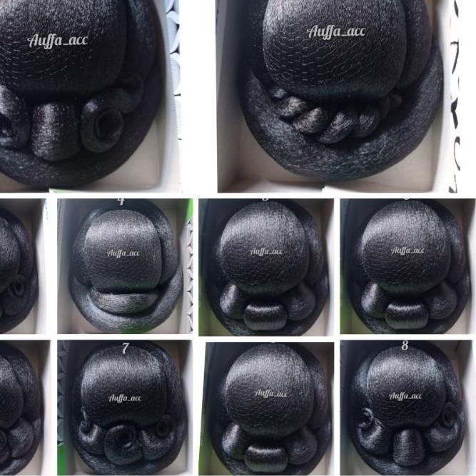 ➥ sanggul oval besar/ konde modern ukuran besar /sanggul penganten/sanggul ibu penganten ♟