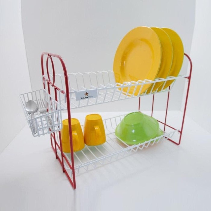 Rak Piring Meja Florence DRM2005 Rak Dapur Rak Piring Kawat