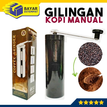 Coffee Grinder Portable  Gilingan Kopi Manual Alat Penggiling Pengiling Biji [MG15]