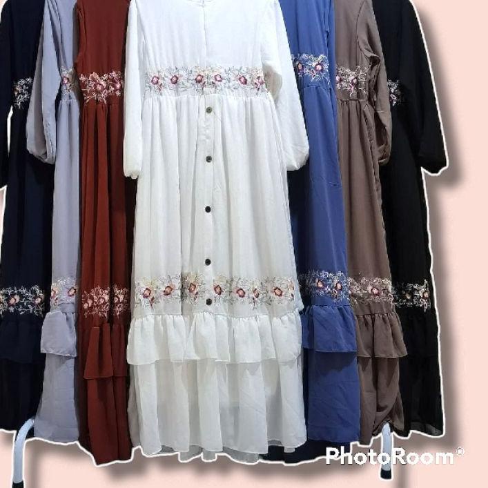✦ gamis seruty bordir aurel termurah ✲