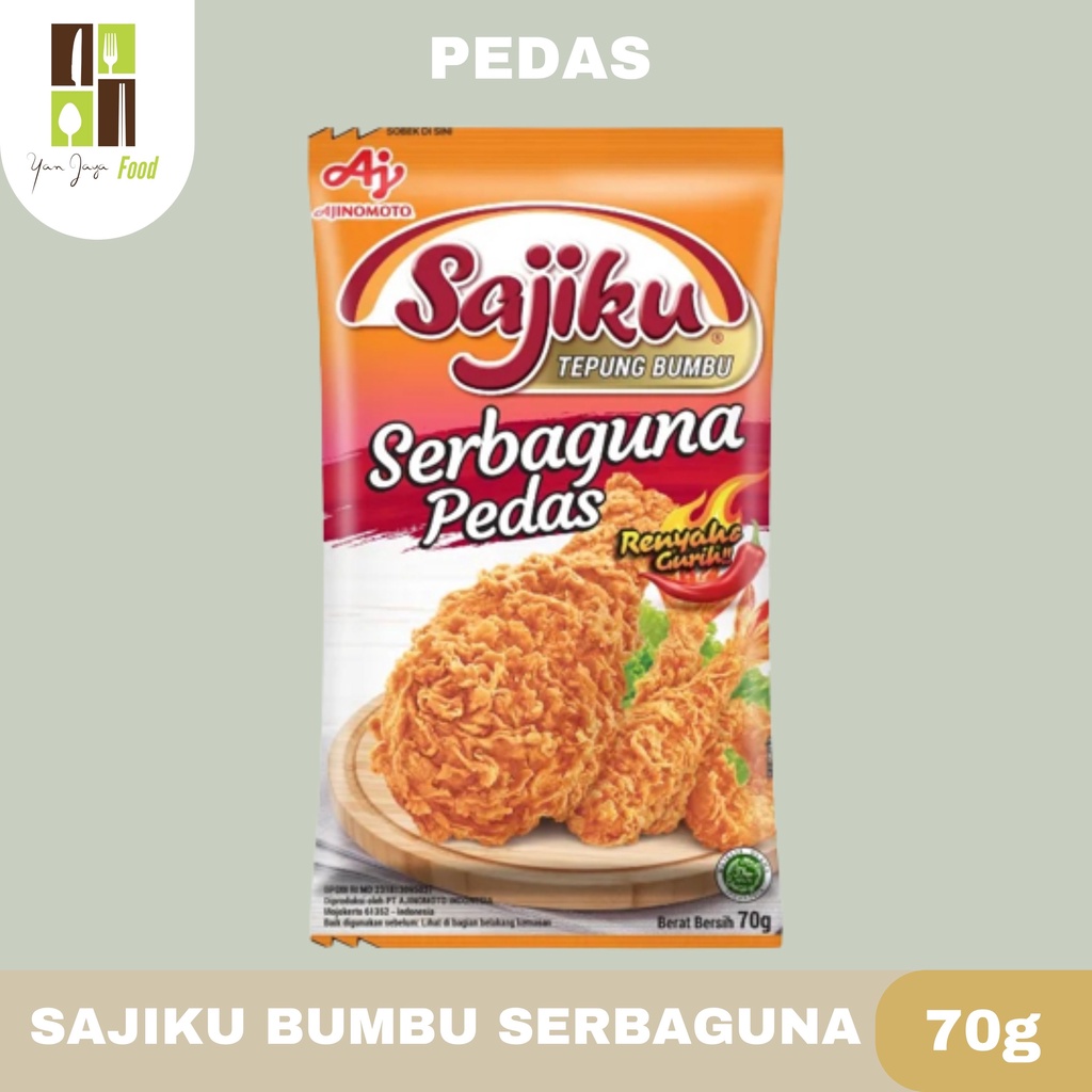 Sajiku Tepung Bumbu Serbaguna/Pedas/Golden Crispy/Bakwan/Pisang Crispy Sachet