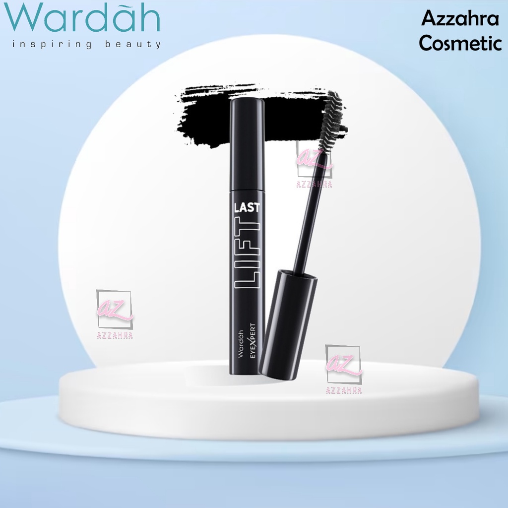 Wardah EyeXpert Liftlast Waterproof Mascara 8ml Lentik Dalam 5 Detik, Tahan Lama 12 Jam