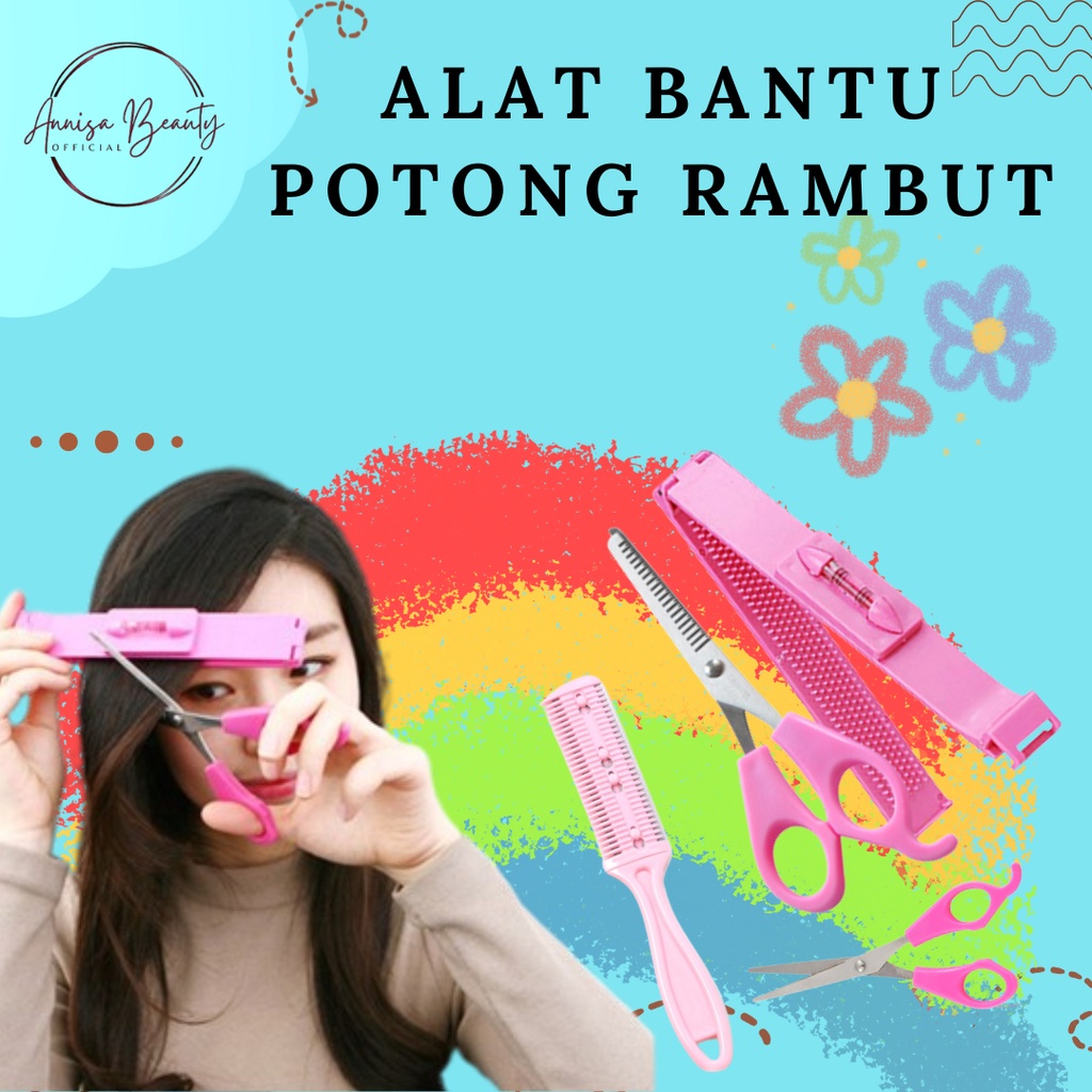 Alat Bantu Potong Rambut / Pemangkas Poni / Hair Cutting Clip - X437