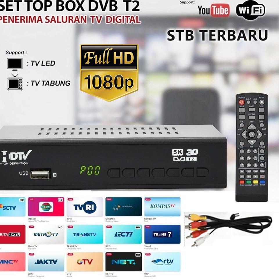 ✹ Set Top Box Tv Digital  Receiver TV Digital DVB T2 STB TV DIGITAL HDTV ❇