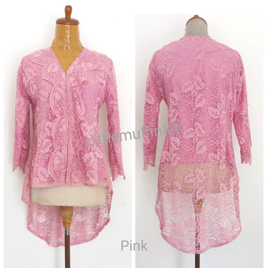 KEBAYA BROKAT KARTINI MODERN EKOR STANDART & JUMBO