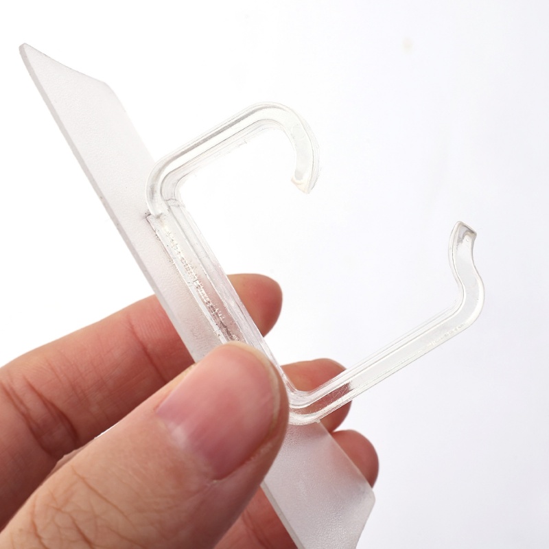 [Wholesale Prices] Household Transparent Sticky Hooks Kitchen Chopping Board Storage Hooks Multi-purpose Towel Shelf Self-adhesive Washbasin Hangers Bathroom Strong Hooks